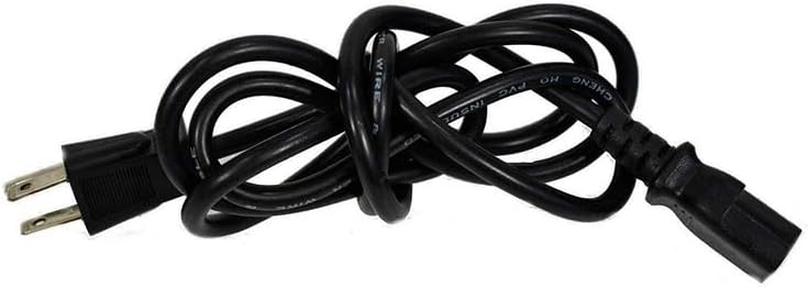 Kircuit 2-Prong CD6951 CD6951-SL Cassette CD6925 CD6925BT-BK CD6925BT-SL AC in Power Cord Cable Plug Compatible