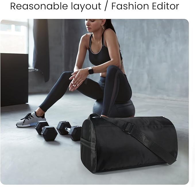 C&F BOGMOST Small Gym Bag for Women & Men,Small Lightweight Duffel Bag Carry On Bags Mini Duffel Travel Bag Waterproof Sports Bags for Workout/Sport/Travel, Purple