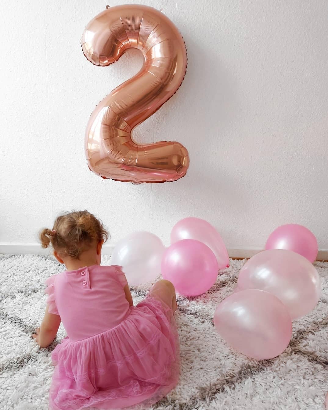 Rose Gold Number Balloons - 40 Inch 0 Balloon for Birthday Decorations | Perfect Party Supplies for All Ages