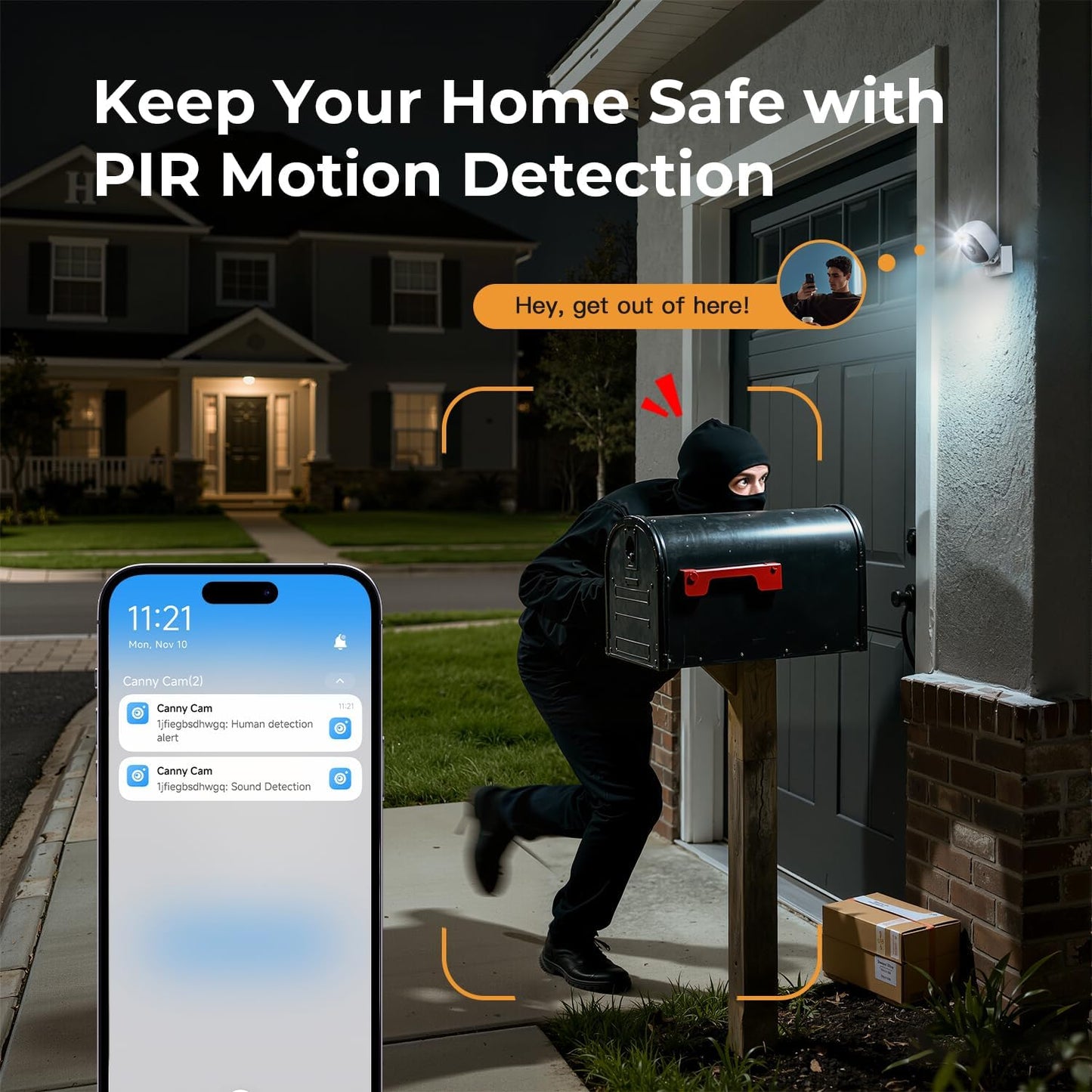 VSMAHOME 2K Vision,2-Way Audio&24/7 128G Cameras for Home Security,Indoor/Outdoor for Baby/Elder/Pet Monitoring
