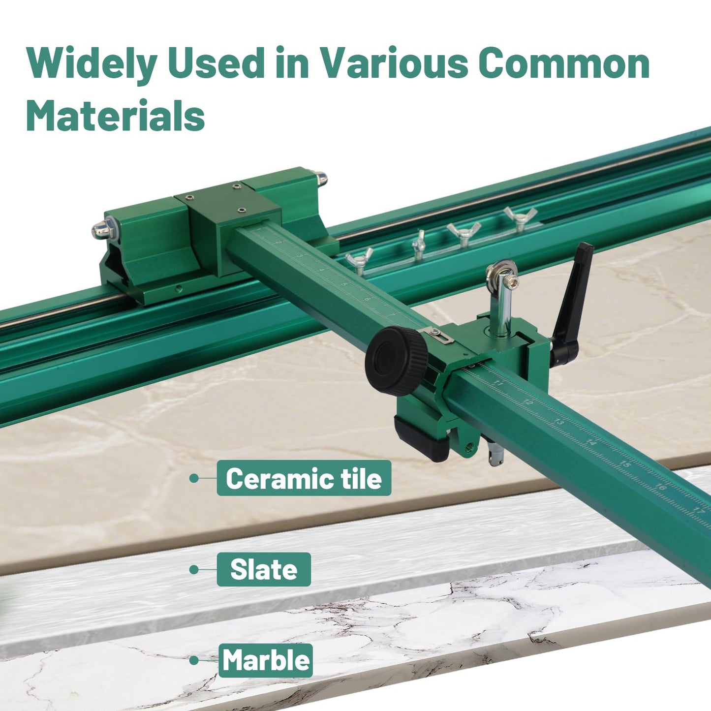 71" (1.8 m) Tile Cutter –Professional Large Format Tile Cutter Tool– Portable Guide, Max Cutting Width 35.4" (90 cm), Ideal for Contractor