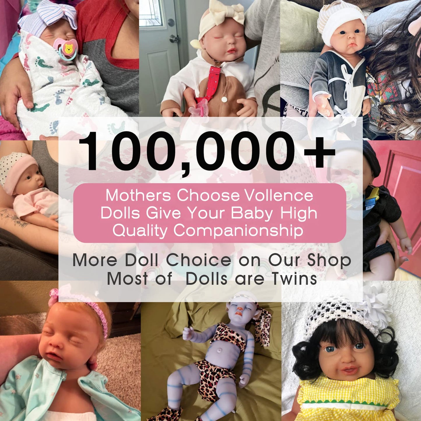 Vollence 14 inch Reborn Baby Doll Silicone Full Body Realistic Newborn Doll Lifelike Eyes Open Baby Girl The Look Real Baby Doll with Gift Box for Kids Birthday Gift - Girl