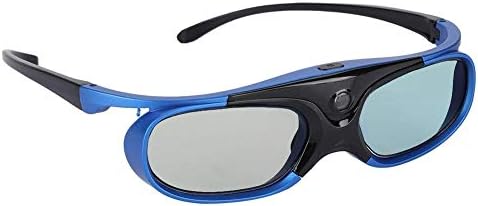 3D 144Hz 3D Glasses, DLP-Link Active Shutter Glasses with Rechargeable Battery for Projectors, Goggles for Mainstream