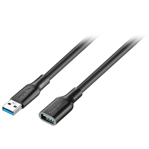 3.0 (12 INSIGNIA USB Extension Cable High-Speed USB-A Male to Female Cord for MacBook, Laptop, PC, TV, Gaming Consoles