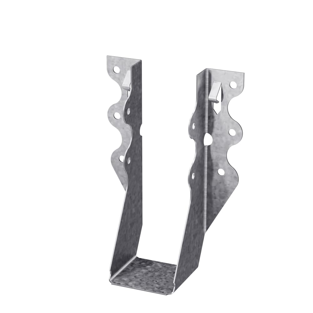 Simpson Strong-Tie LU26 Light Face-Mount Joist Hanger - Wood Construction Connectors, 20 Gauge Galvanized Steel Brackets, Hurricane Rafter Ties, 2x6, 100 Per Pack