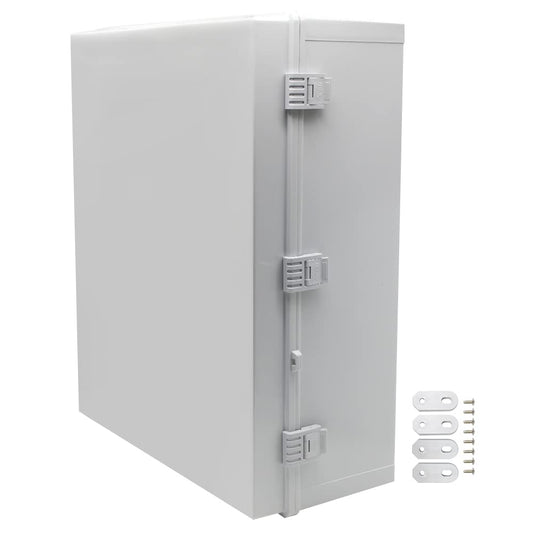 Big Size 23.62"x19.68"x8.66" IP67 Waterproof Enclosure Electrical Junction Box, Grey Shell ABS Outdoor Box With Covers (600x500x220mm)