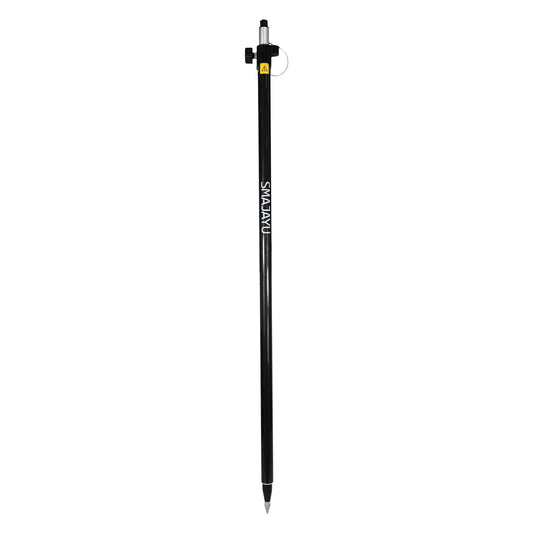 2.2M/7.22FT Carbon Fiber and Aluminum GPS Pole with Carry Bag, Telescopic Range Pole of Level Bubble, Rover Rod RTK GNSS Surveying Tool, Portable Prism for Surveying & Engineering, Meter and Feet, Universal Standard