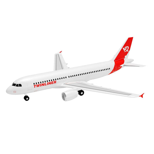 XFLY-MODEL Twinliner Twin 40mm EDF RC Airplane RC Airliner PNP (Transmitter, Receiver or Battery not Included) (Red)