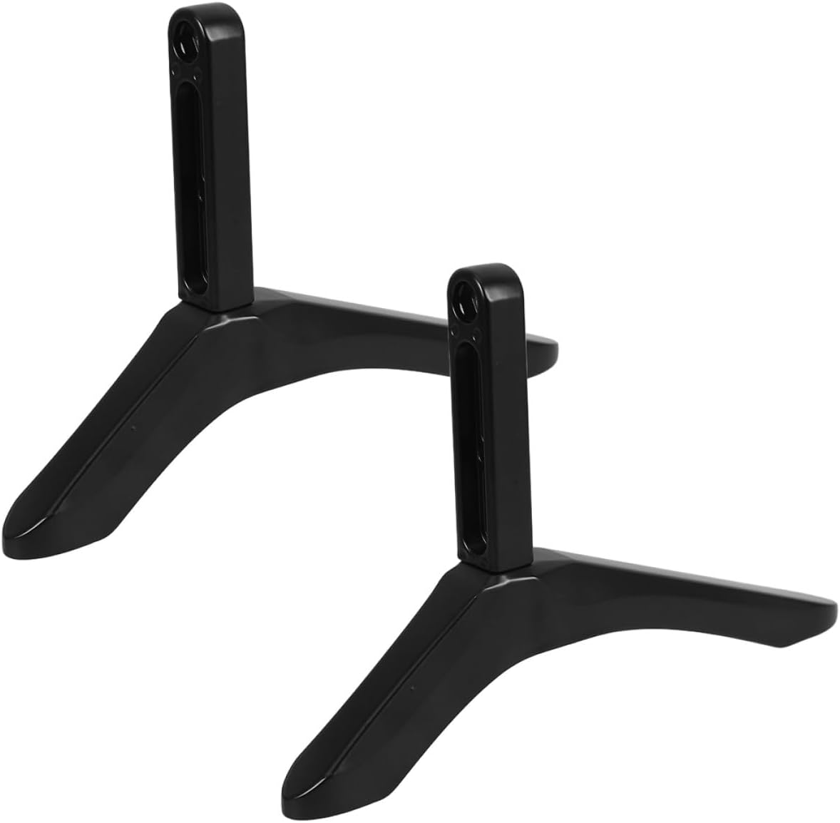 BESPORTBLE TV Stand Tabletop Replacement Legs Aluminum Alloy No-Drill Heavy Duty TV Base Support for Small to Medium