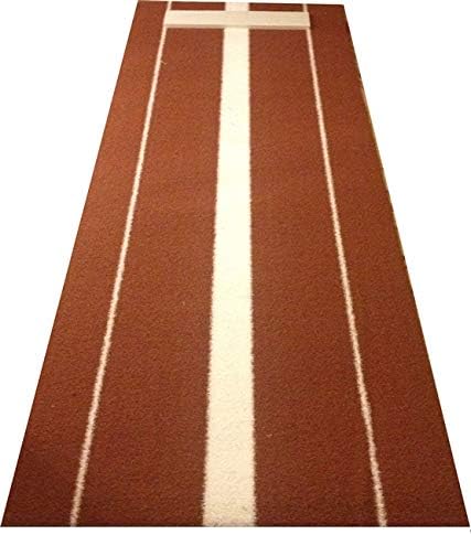 Premium 10 Feet X 3 Feet Softball Pitching Mat in Clay Color