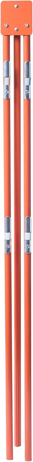 Traffic Roll-Up Sign Kit with Stand – 36 Inch Roll-Up Safety Sign & Portable Tripod Stand, High Visibility, Easy Setup (Utility Work Ahead, Reflective)