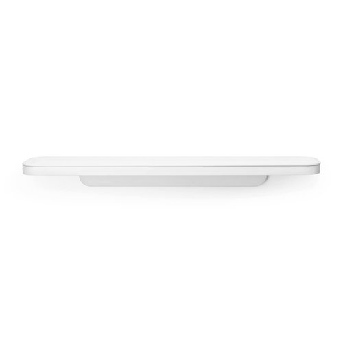 Brabantia MindSet Wall-Mounted Bathroom Shelf/Towel Holder (Mineral Fresh White) Anti-Rust Organization Storage for Toothbrush Holder, Cosmetics, Soap (1.7 x 16.5 x 3.4)