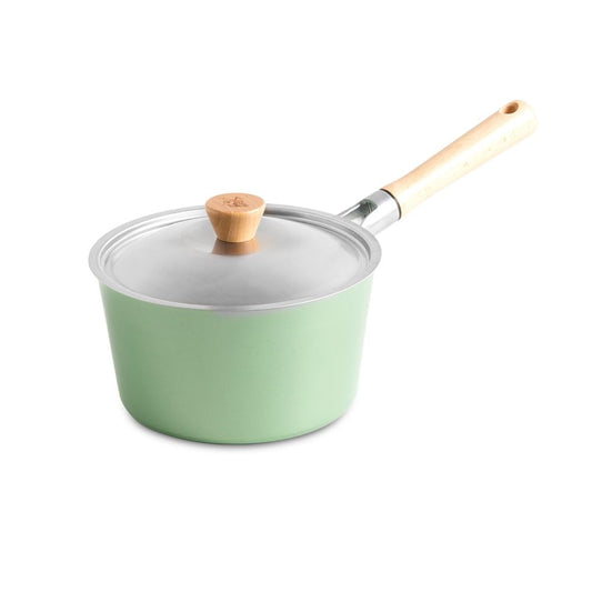 Nordic Ware Cardamom Ceramic Nonstick 3 Quart Saucepan with Lid