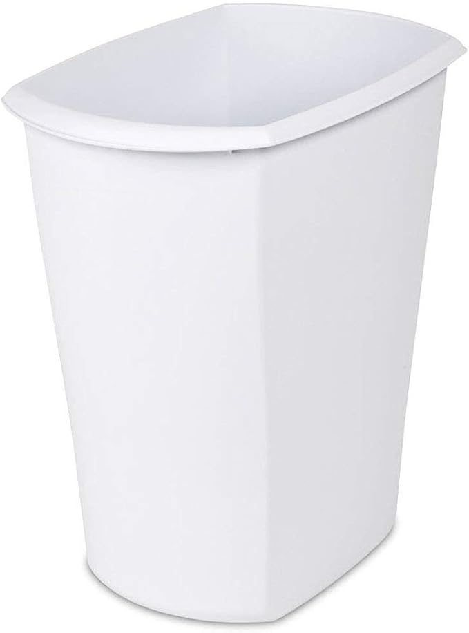 STERILITE 10528006 White Waste Can