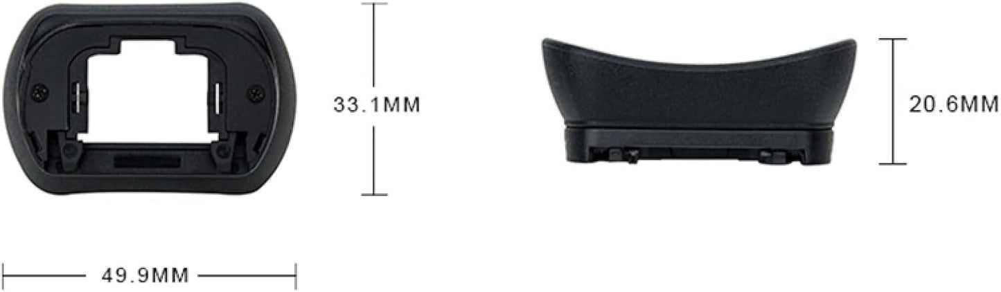 DBEIXIWEI A7 A7 A7 Soft Silicone Camera Viewfinder Eyecup, Camera Fittings for Sony II III
