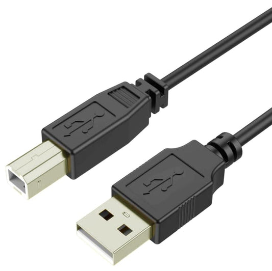 2.0 5ft/1.5M USB Printer Cable USB-A to USB-B Cable Printers Scanners Fax Machine High Speed Compatible for HP
