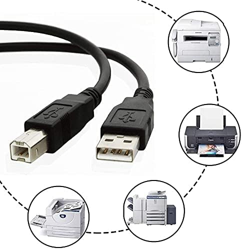 BestCH A526 C4280 C5280 USB Cable PC Laptop Data Sync Transfer Cord for HP Photosmart All-in-One Printer Scanner Copier