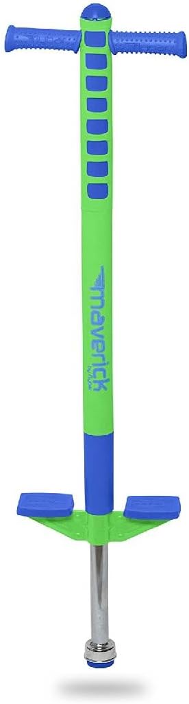 Flybar Jolt Pogo Stick for Kids Ages 6 and Up, 40 to 80 Pounds, Perfect for Beginners, Easy Grip Foam Handles, Anti-Slip Foot Pegs, Outdoor Toys for Boys, Jumper Toys for Girls, Outside Toys for Kids