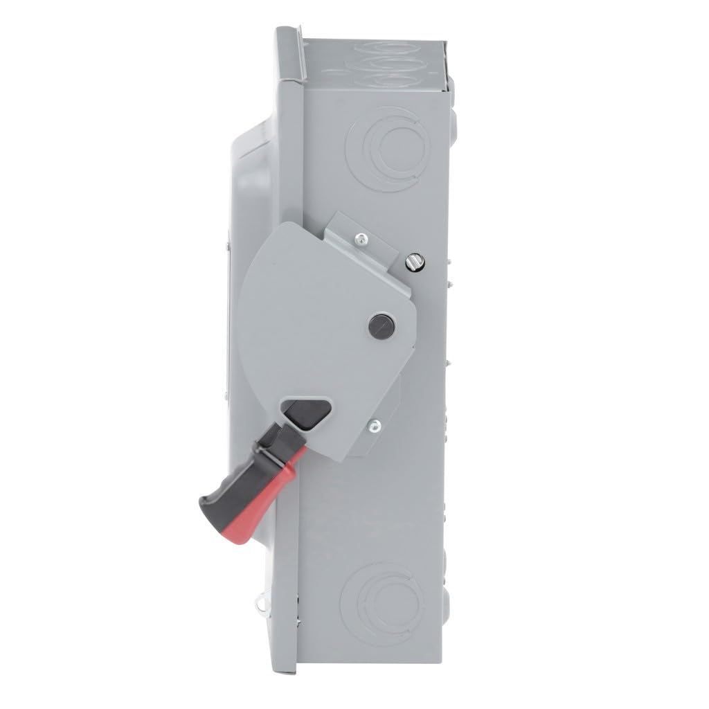 Square D by Schneider Electric Square D - HU362 Heavy Duty Safety Switch, Non-Fusible, 60-Amp, 600V, 3-Pole, Indoor