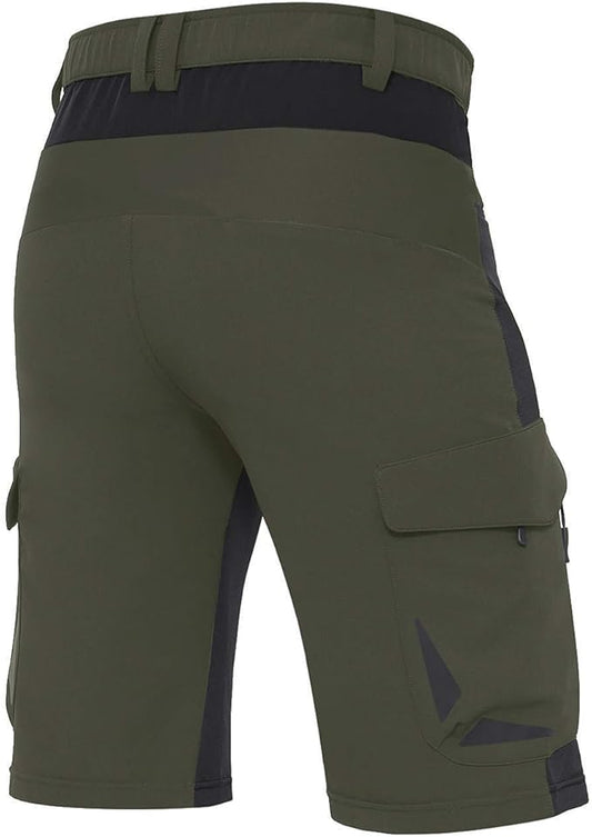 XKTTAC Men's Outdoor Quick Dry Lightweight Stretchy Shorts for Hiking, Tactical, Camping, Travel with 6 Pockets