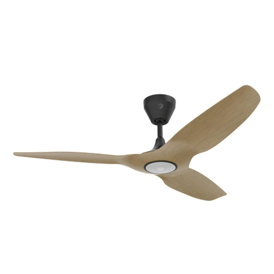 Big Ass Fans – Haiku L, Smart Ceiling Fan – Energy Efficient Cooling for Home, Bedroom, Office, Living Space, and More – 16 Lighting Settings with 7 Speed Settings – 52” - Caramel/Black