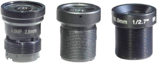 BlueFishCam 1/2.7" 2.8mm,3.6mm 8mm - & Lenses Kits for CCTV Cameras Security Camera
