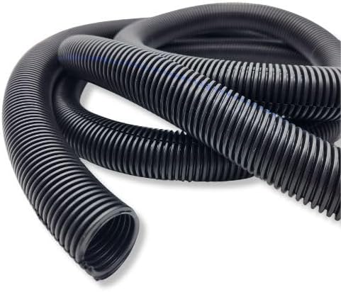 567 INDUSTRIAL TECHNOLOGY GROUP 567ITG 1" 10ft x Split Wire Loom Tubing - Black Automotive Wire Protector Conduit