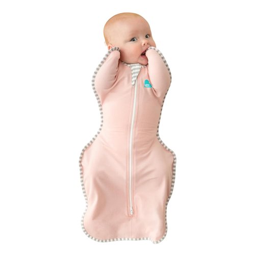 Love To Dream Swaddle UP Sleep Sack - Self-Soothing Design for Better Sleep | 1.0 TOG, Small (8-13 lbs), Dusty Pink