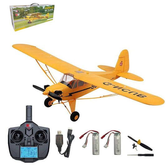 Park10 Toys 5CH RC Plane A160 J3 RC Airplanes for Adults 3D/6G Mode Brushless Stunt RC Planes 2.4GHZ RC Glider with 2 Batteries and Spare Propeller