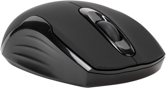 2.5-Foot (AMU75US) Targus Compact Mouse with Blue Trace Technology for Tracking and Retractable USB Cord, Black