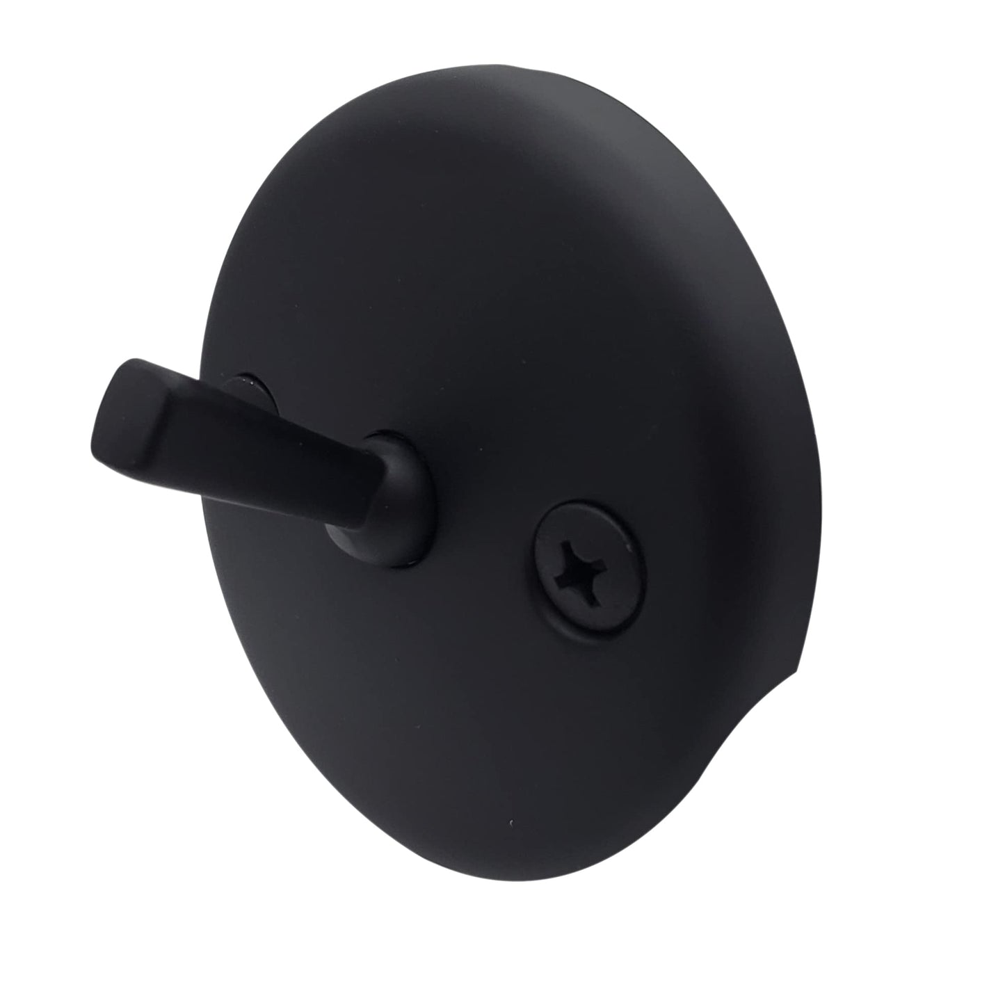 Westbrass A324-62 22-1/2" Bath Waste & Overflow Assembly with Trip Lever and Beehive Strainer Grid Drain, Matte Black