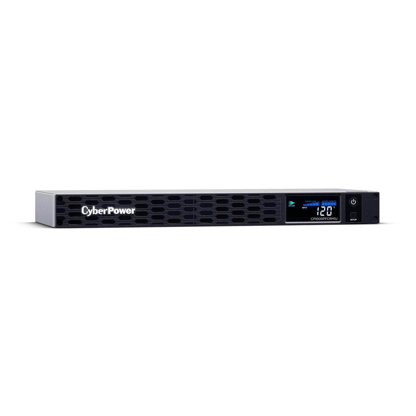 CyberPower CP500PFCRM1U PFC Sinewave UPS Battery Backup and Surge Protector, 500VA/300W, 6 Outlets, AVR, 1U Rackmount, UL Certified