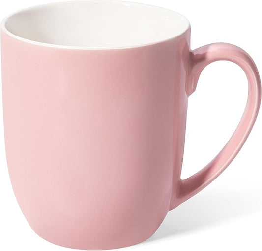 Urbanstrive 16 oz Large Coffee Mug with Handle Tea Cup Novelty Coffee Cup Idea Gift for Men Women Office Work (Pink)