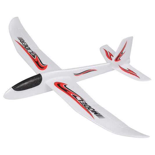Toyvian Foam Airplanes: 39 Inch Large Foam Airplanes for Kids, Throwing Glider Plane, 2 Flight Mode Glider Toy for Kids Boys Girls Birthday Party Favors Outdoor Games
