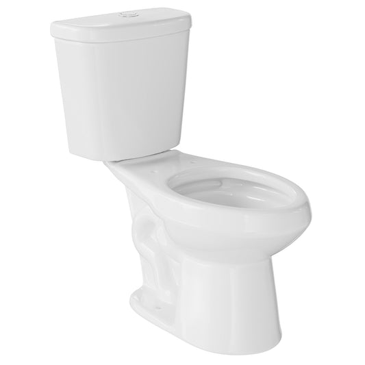 17" Elongated Dual Flush Toilet Bowl – Upgraded Power Flush, Top Dual Button, Includes Internal Hardware, No Seat – Designed for Bath Upgrade or DIY Renovation