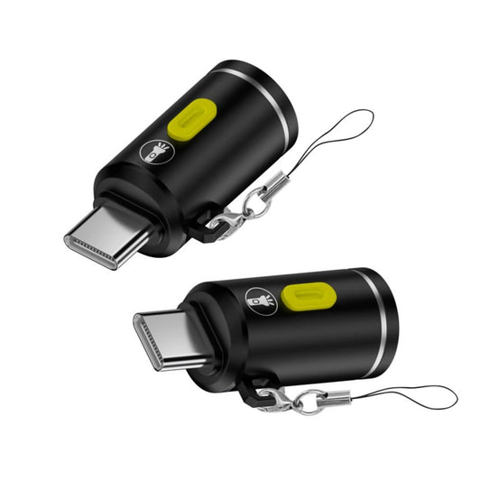 2pcs 210 cablecc USB-C Atmosphere LED Lighting for Outdoors Walking Cycling Phone Laptop Charger Night Lamp Lumens
