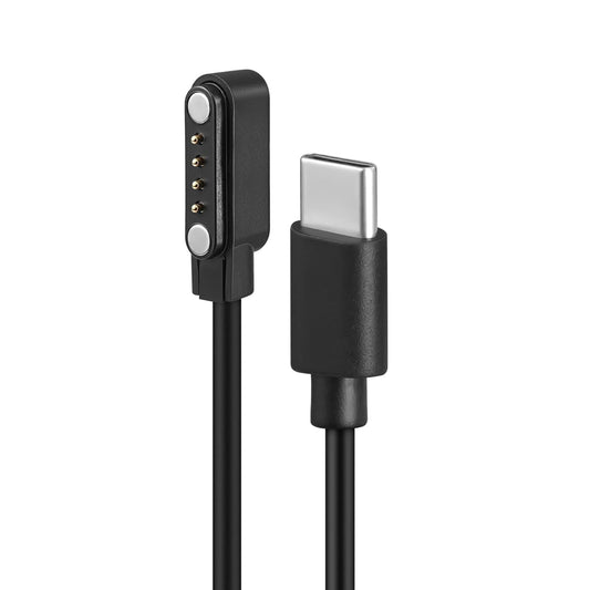 4-Pin 2ft, 1 Pack Magnetic Charger for PLAUD Note & Note Pro AI Voice Recorder, Case On Charging, Type-C Replacement