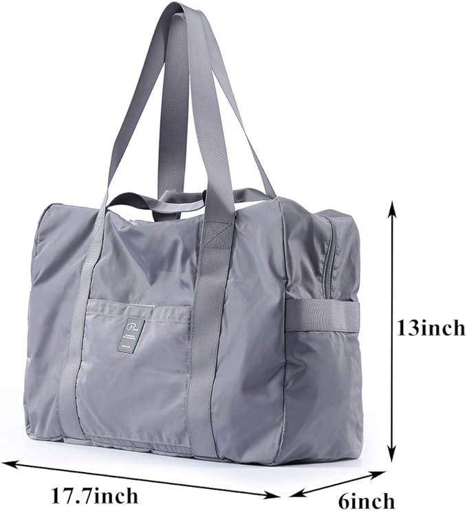 VanFn Foldable Travel Duffel Bag, Sports Duffels Gym Bag, Rainproof Nylon Totes, Sports Shoulder Handbag, Lightweight Duffle Bags For Women & Men, Outdoor Weekend Bag, P.Travel Series