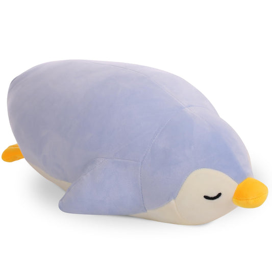 DENTRUN Penguin Stuffed Animals Bulk, Cute Penguin Plush Doll Play Toys for Kids Girls Boys Adults Birthday Xmas Halloween Present Adorable Soft Plushies, 12.20/18.11/22.44/25.98 Inchs, Blue, Black