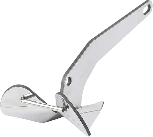 GAOMON 316 Stainless Steel Delta-Style Anchor, Fluke Anchor for Pontoon, Dinghies, Fishing Boats, Bass Boats, Sport Boats