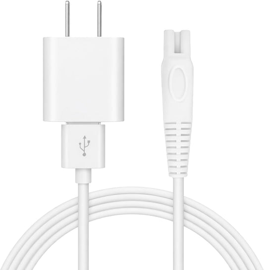 AZJCKEW 5V 2A Trimmer USB Charger and Wall Adapter Compatible with Touch Women Shaver Power Supply Cord for Electric
