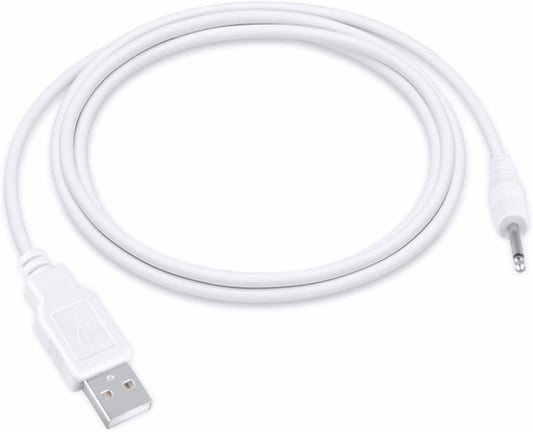3ft Black USB to DC Power Charger Cable for Bed Geek Wand