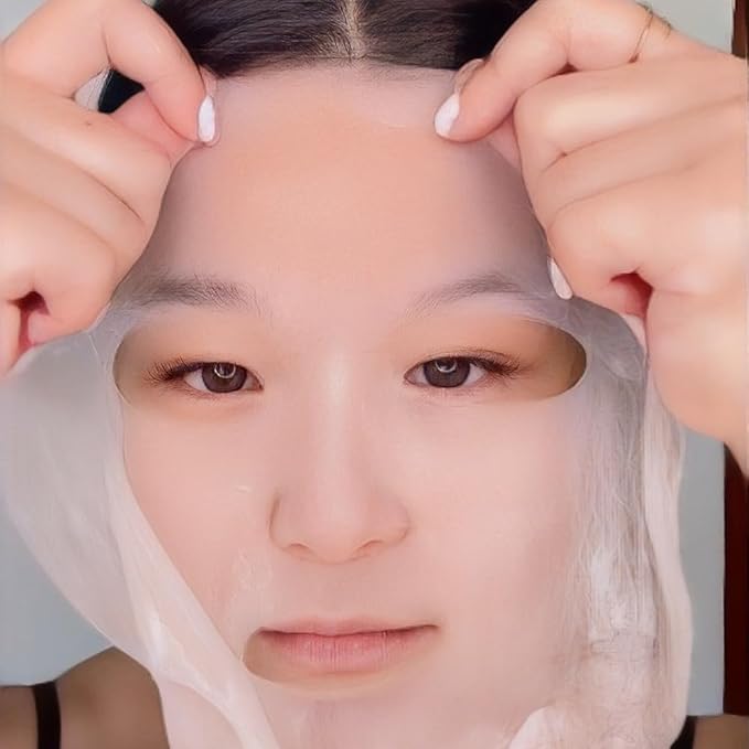 Leaders Insolution Collagen Lifting Skin Renewal Mask | Marine Collagen for Firmness and Elasticity Anti-Wrinkle, Sculpting Facial Sheet | Hydrating Serum for Smooth Skin (5 Sheets)