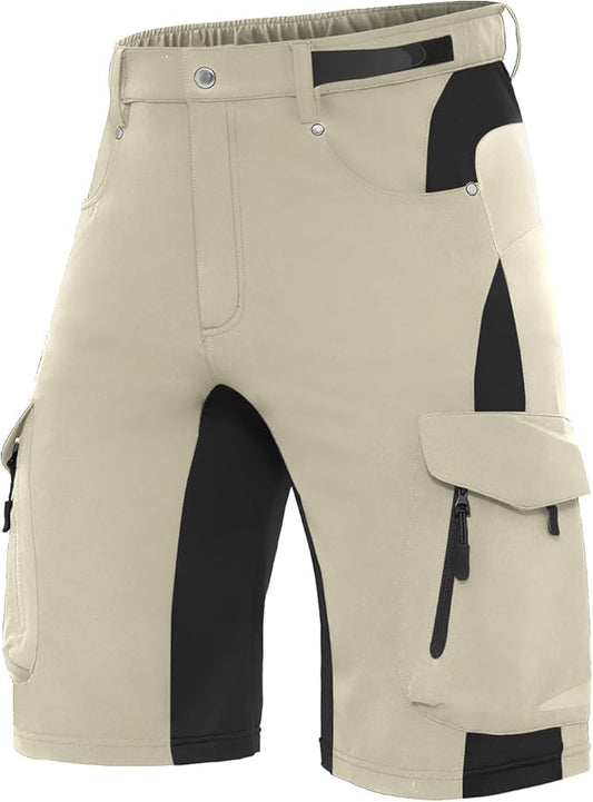 XKTTAC Men's Outdoor Quick Dry Lightweight Stretchy Shorts for Hiking, Tactical, Camping, Travel with 6 Pockets