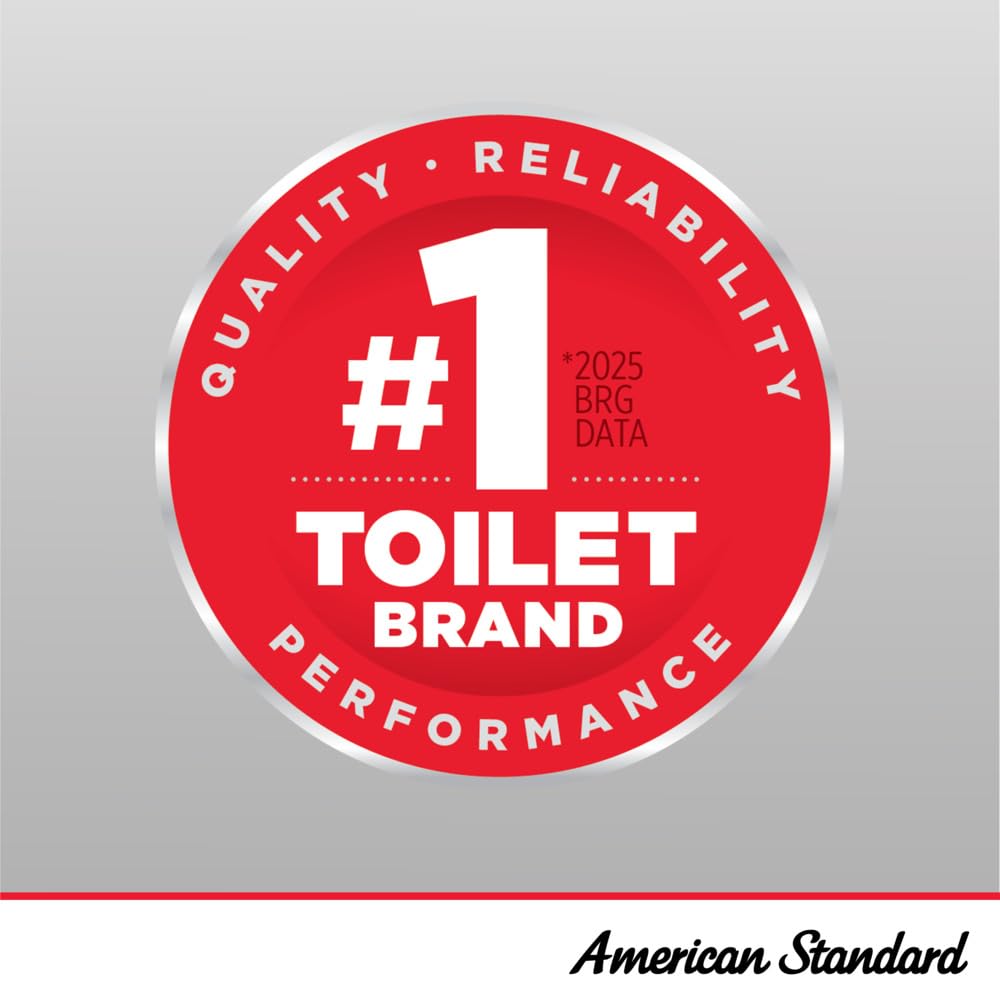 American Standard 215TA104.020 Cadet PRO Two-Piece Toilet, Seat not Included, Extra Tall Height, Left-Hand Trip Lever, 12-Inch Rough, Elongated Front, White, 1.28 GPF