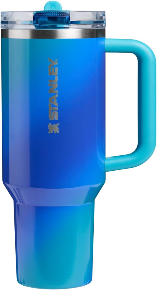 STANLEY Quencher ProTour Flip Straw Tumbler - 40 oz Sea Glass Aura | Durable & Stylish Design