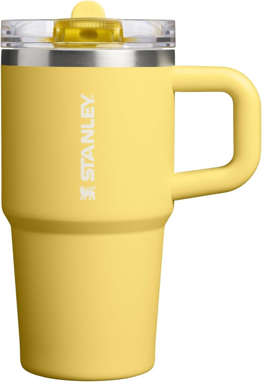 STANLEY Quencher ProTour 20 oz Tumbler - Insulated Stainless Steel with Leakproof Lid & Built-In Straw | Daffodil