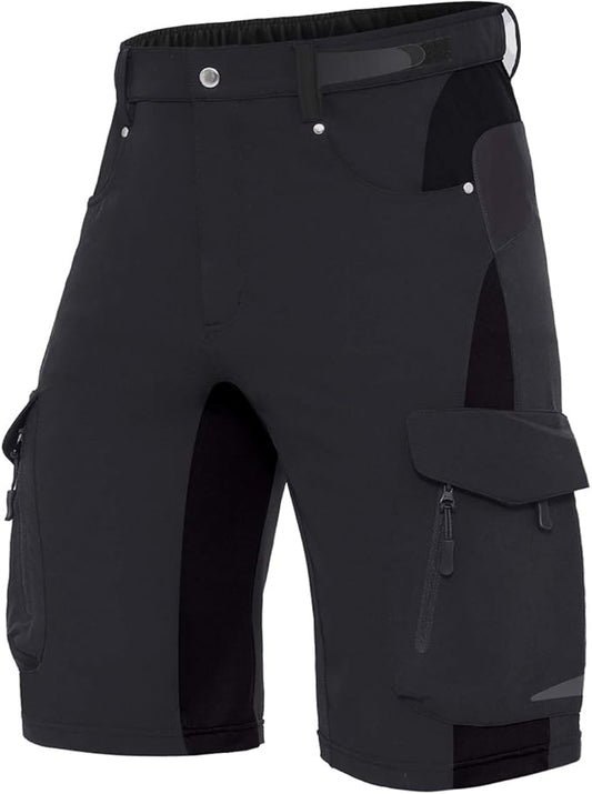 XKTTAC Men's Outdoor Quick Dry Lightweight Stretchy Shorts for Hiking, Tactical, Camping, Travel with 6 Pockets