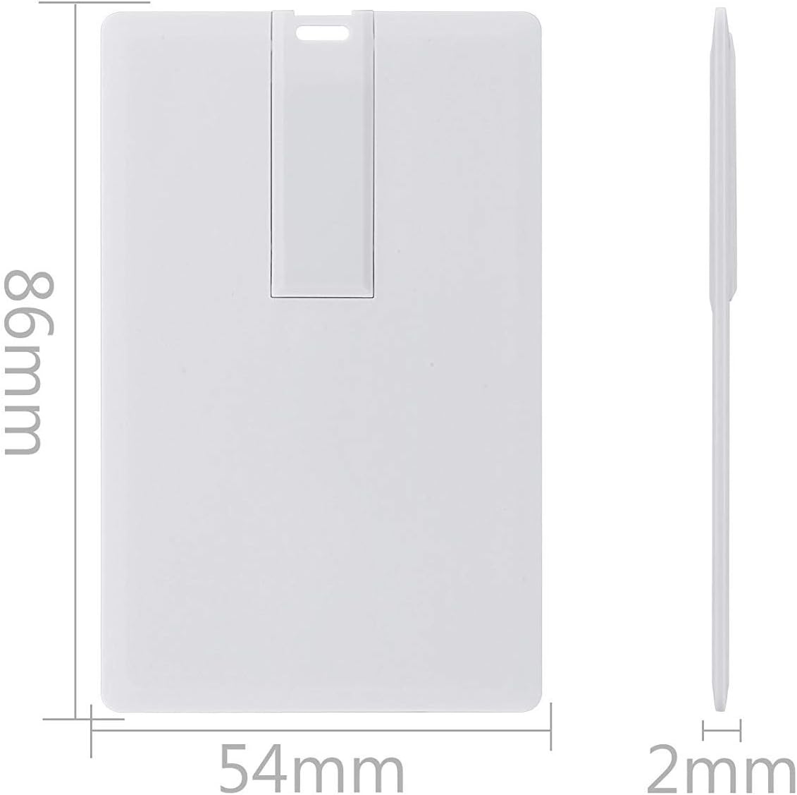 KINMIN 3.0 16GB 5 Pack Credit Card USB Flash Drive Business Card Bank Card Shape Flash Drive Memory Stick Key Credit