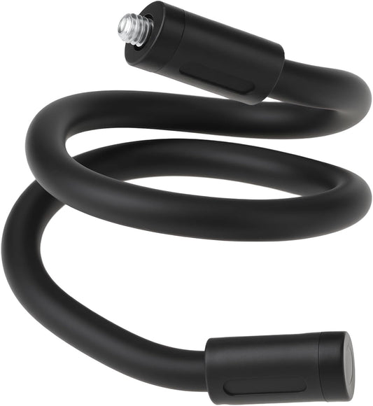 1/4'' Flexible Bracket Twist Mount Base Bracket for Crib Surveillance Camera Remote Care Device, Black